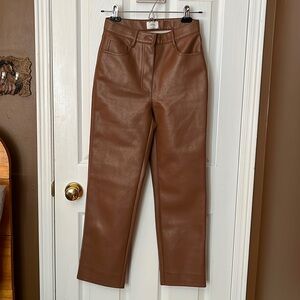 Wilfred Fake Leather Pants